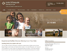 Tablet Screenshot of divorcelawyerinbuffalo.com